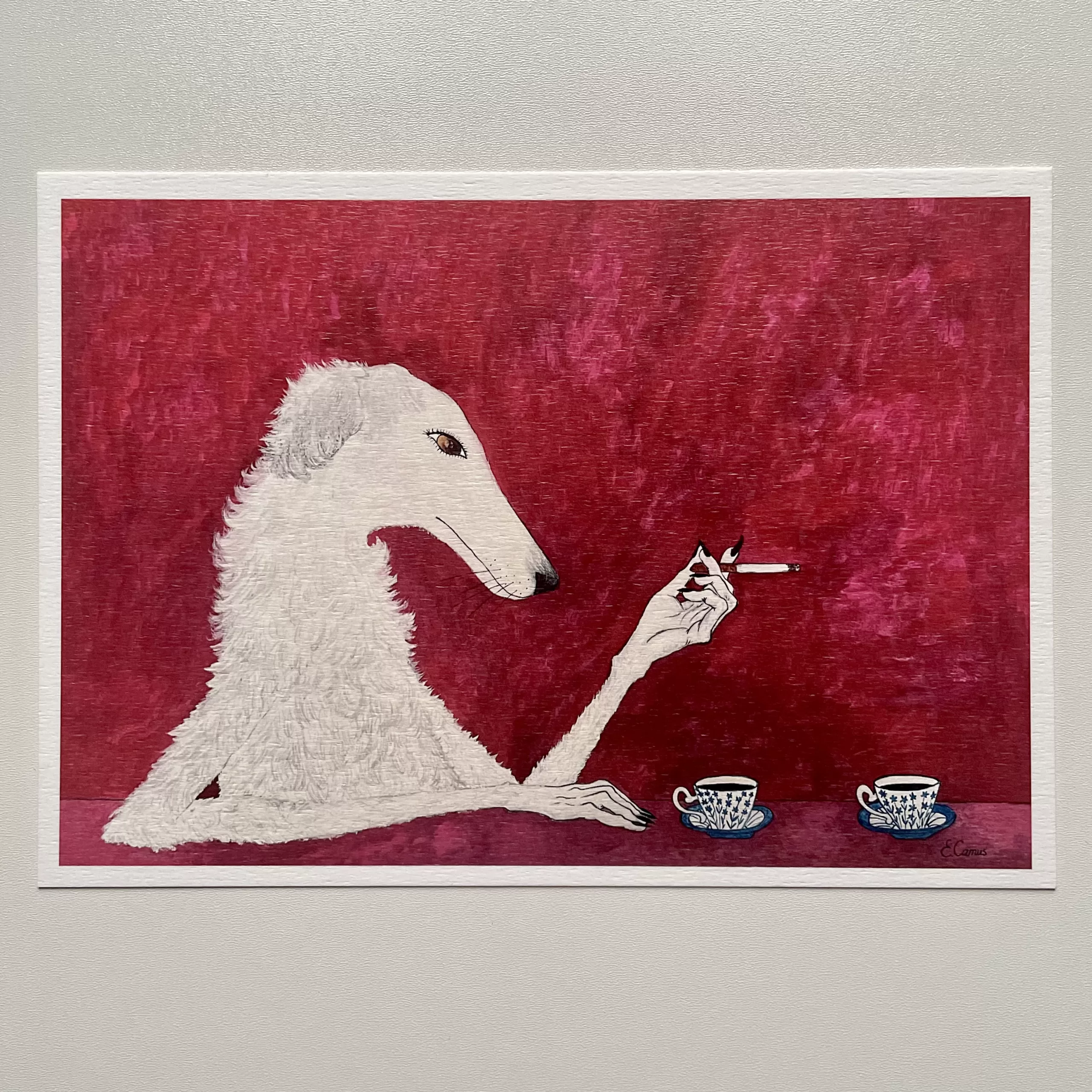 Coffee for two art print