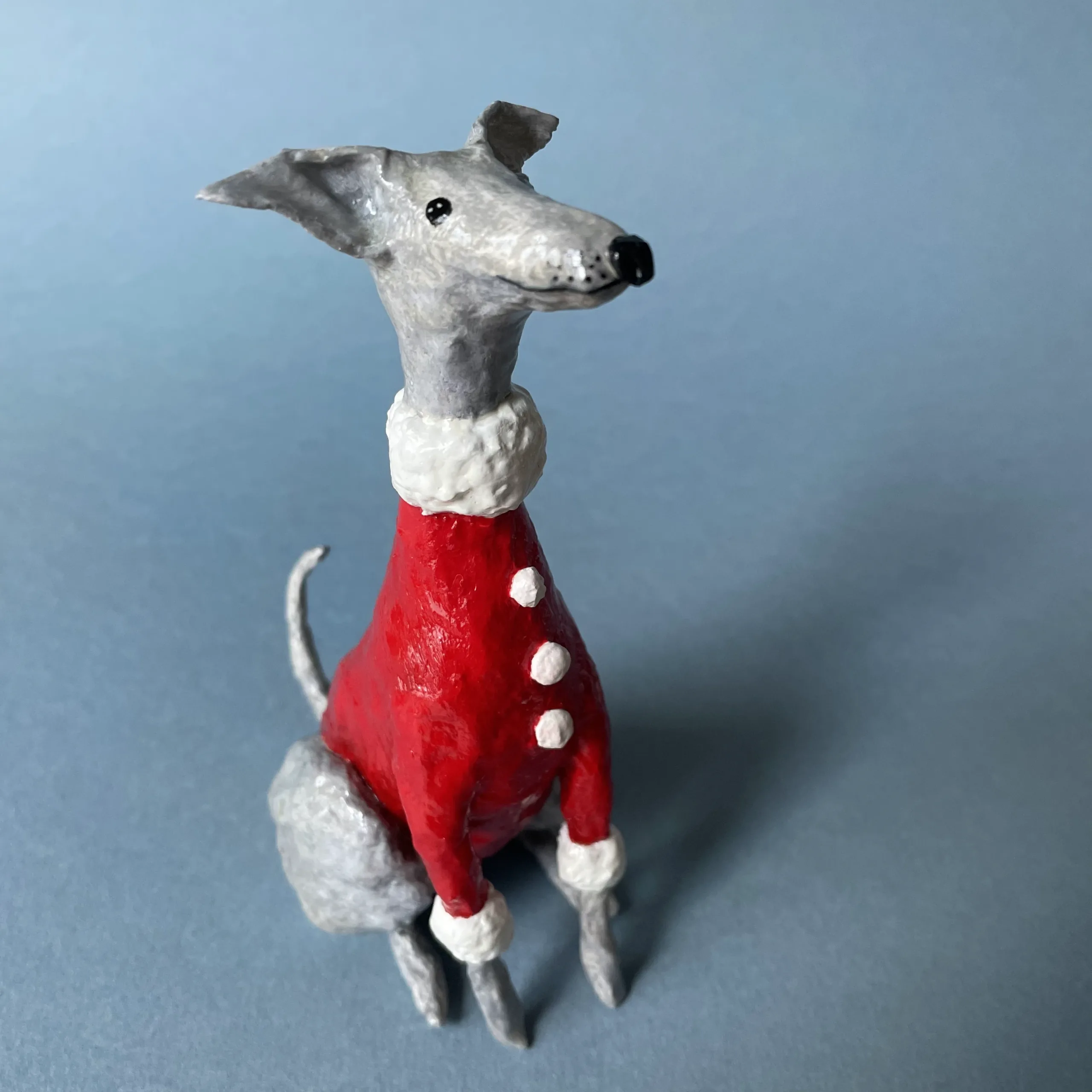 Christmas iggy figurine