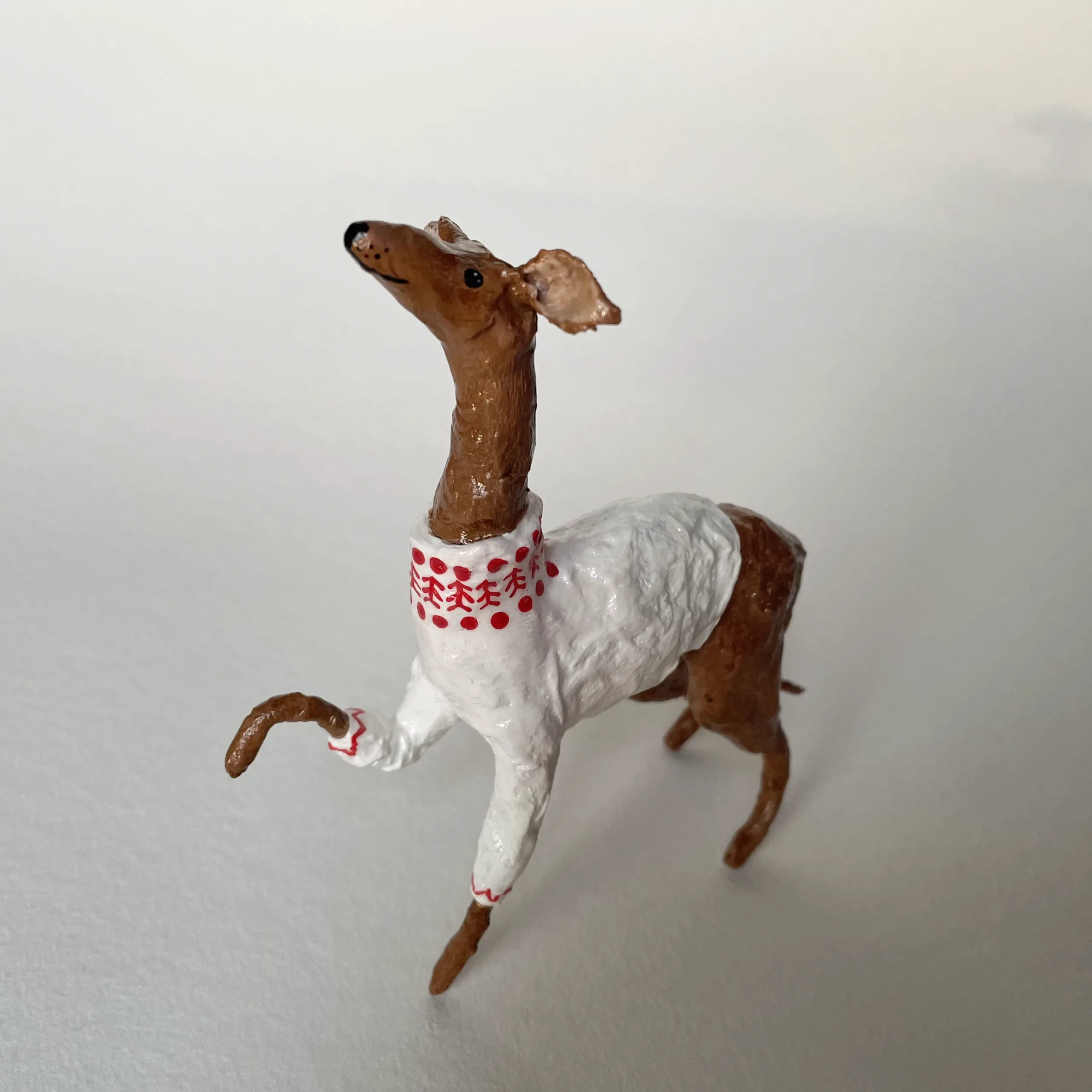 Italian greyhound figurine