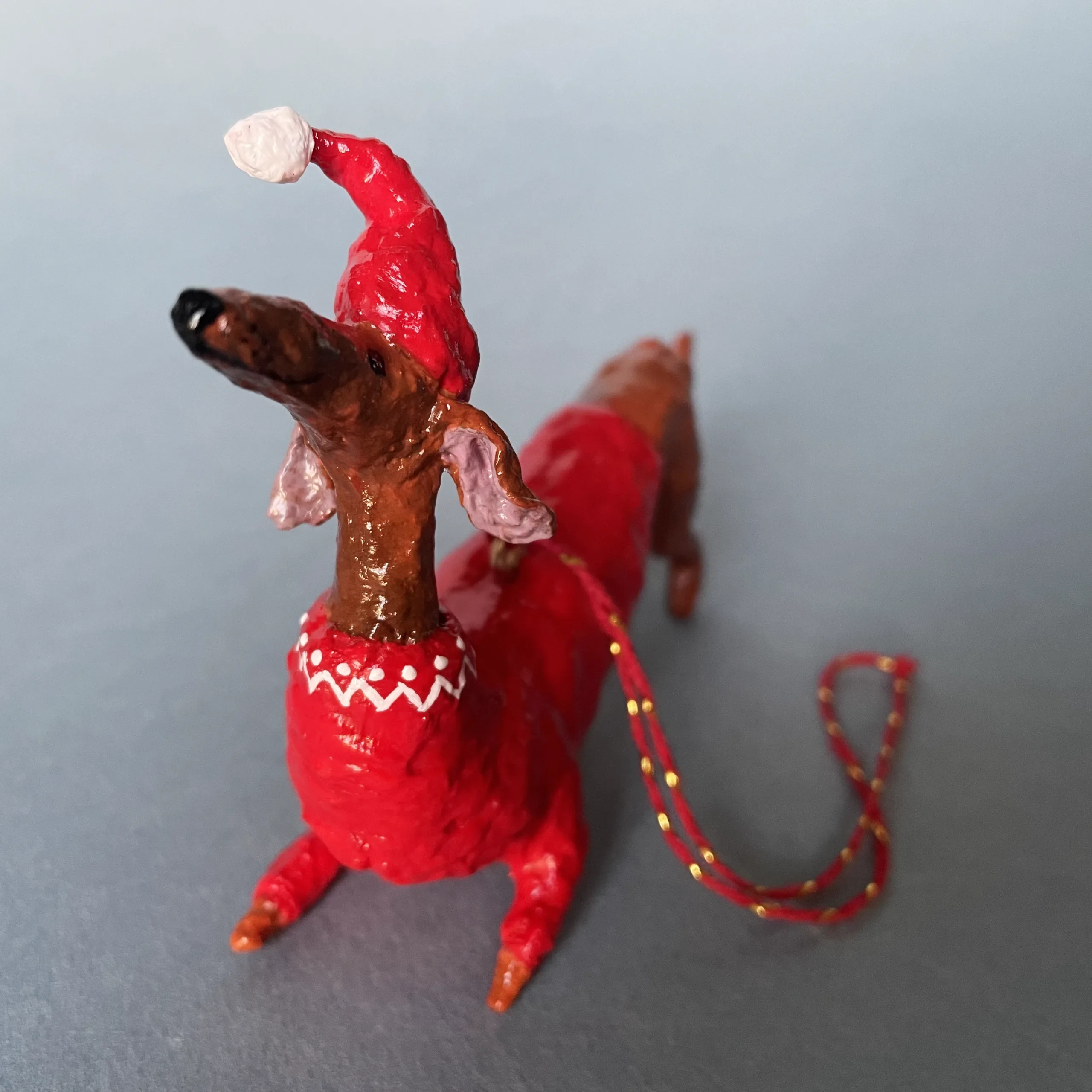 Dachshund christmas ornament