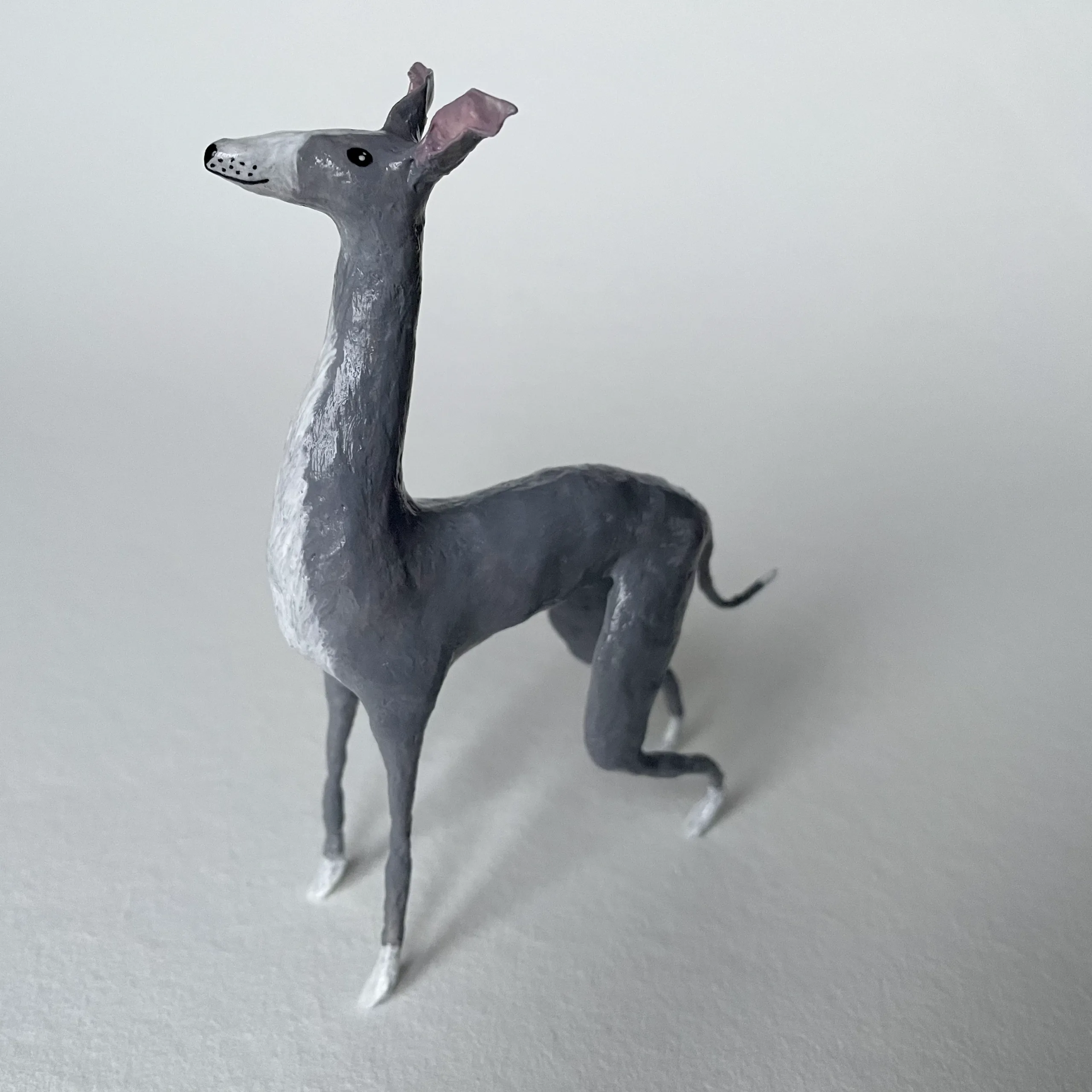 Italian greyhound figurine
