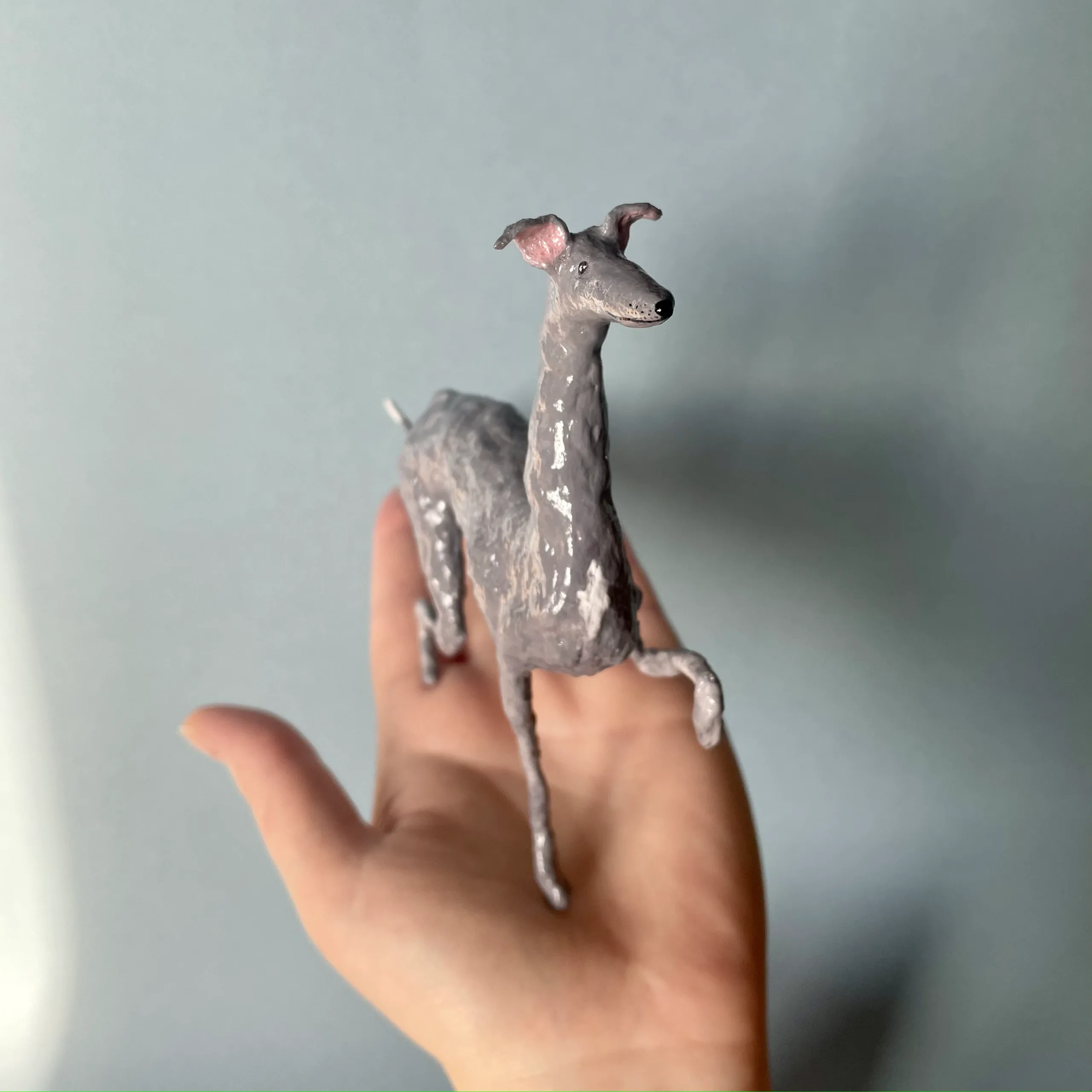 Italian greyhound decorative figurine