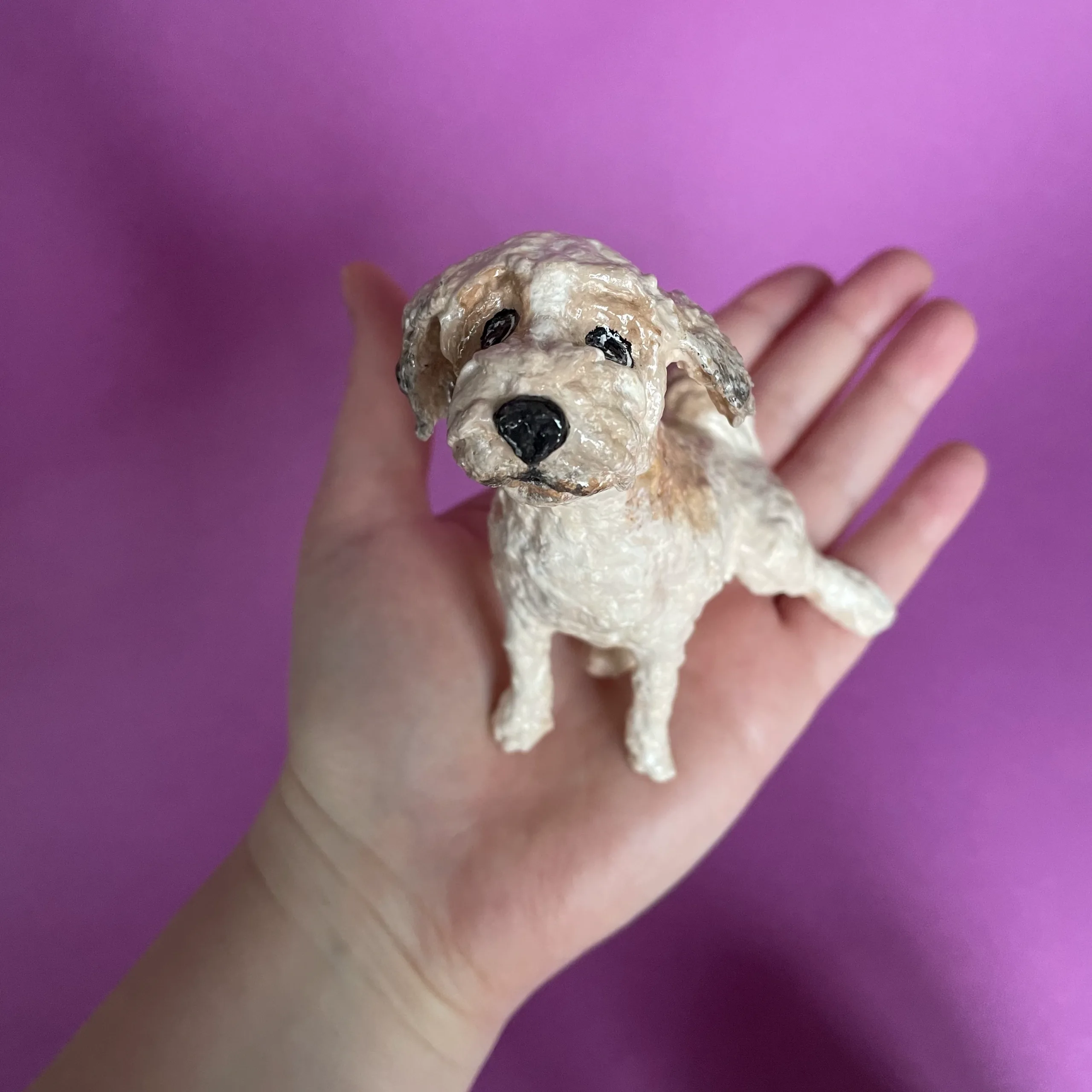 Shih Tzu handmade decorative figurine
