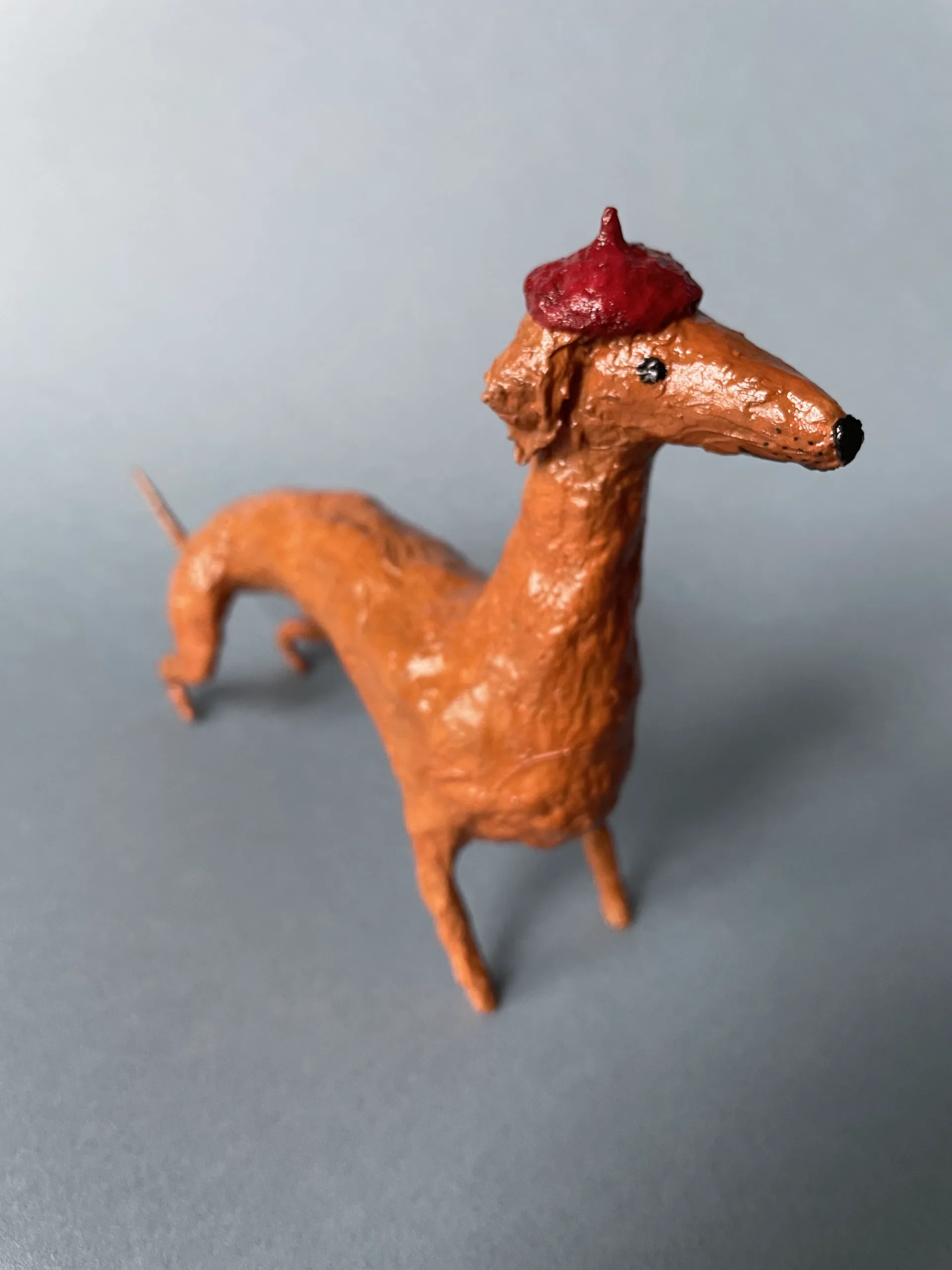 Dachshund handmade decorative figurine