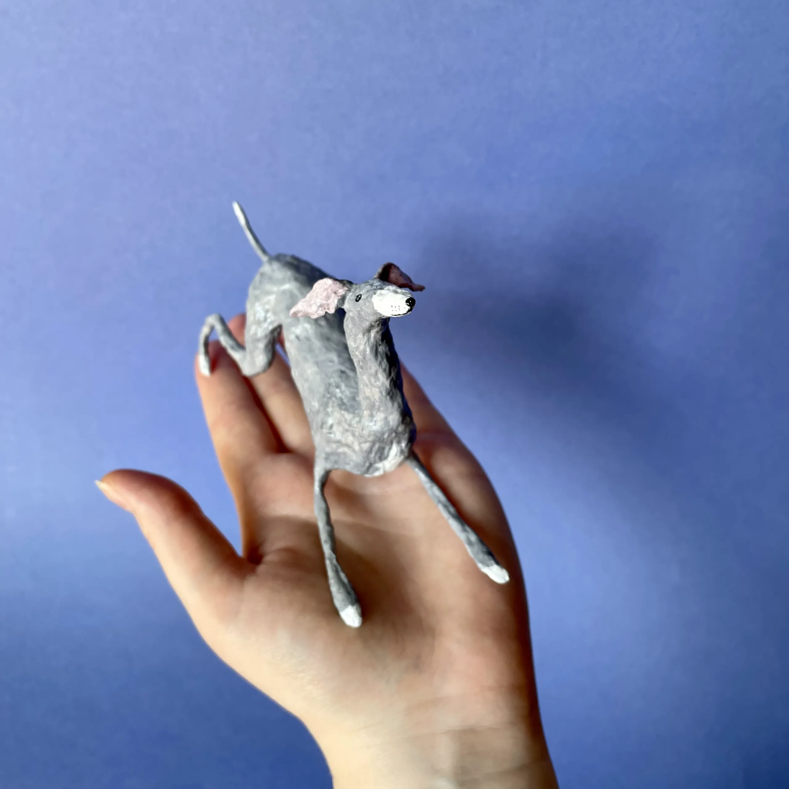 italian greyhound decorative figurine