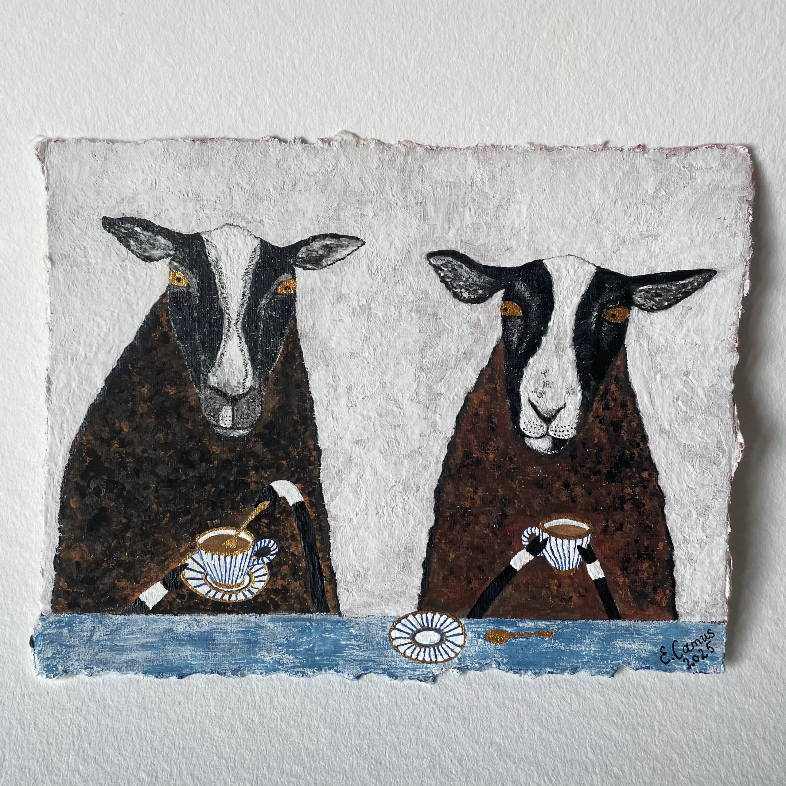 sheep pet portrait