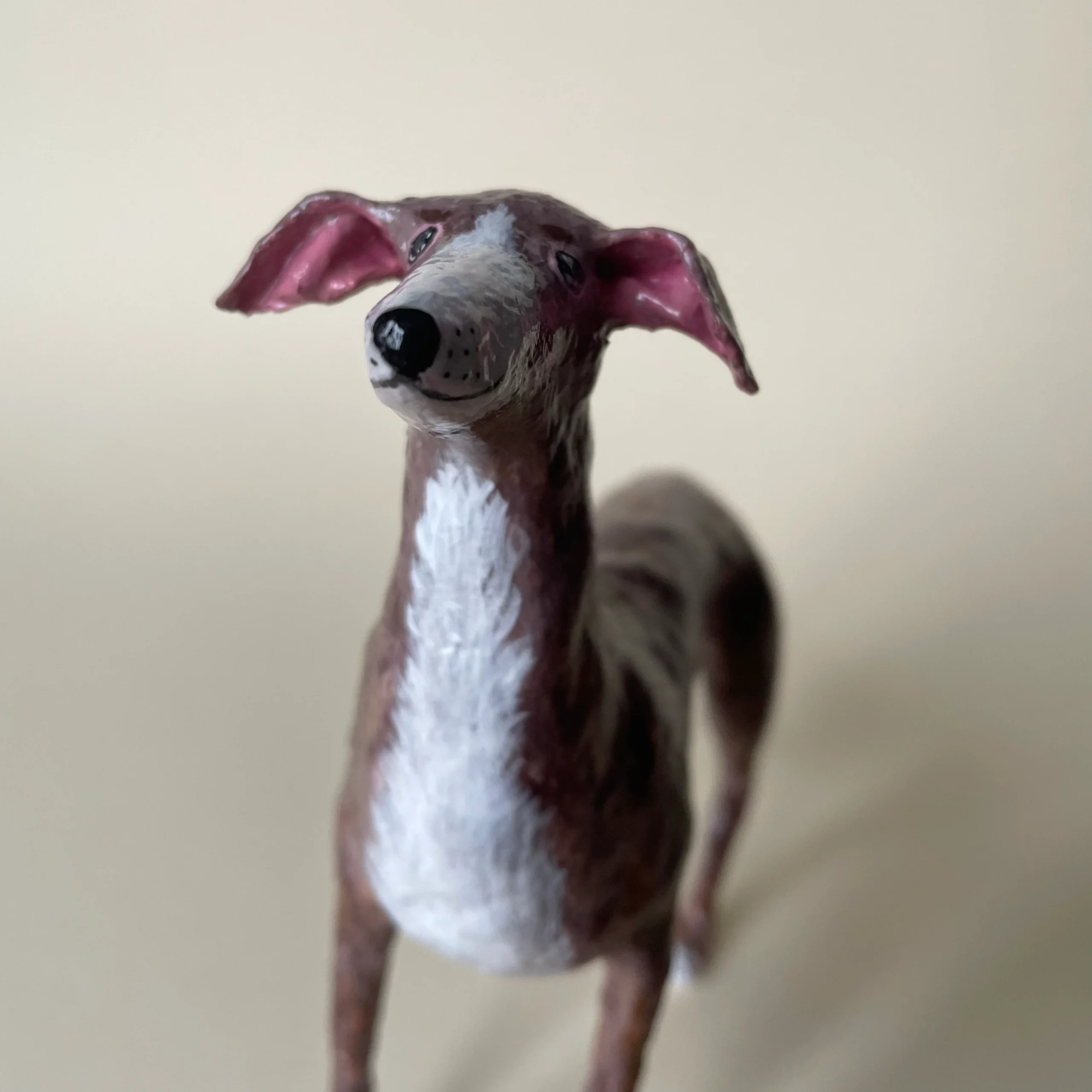 sighthound handmade decorative figurine