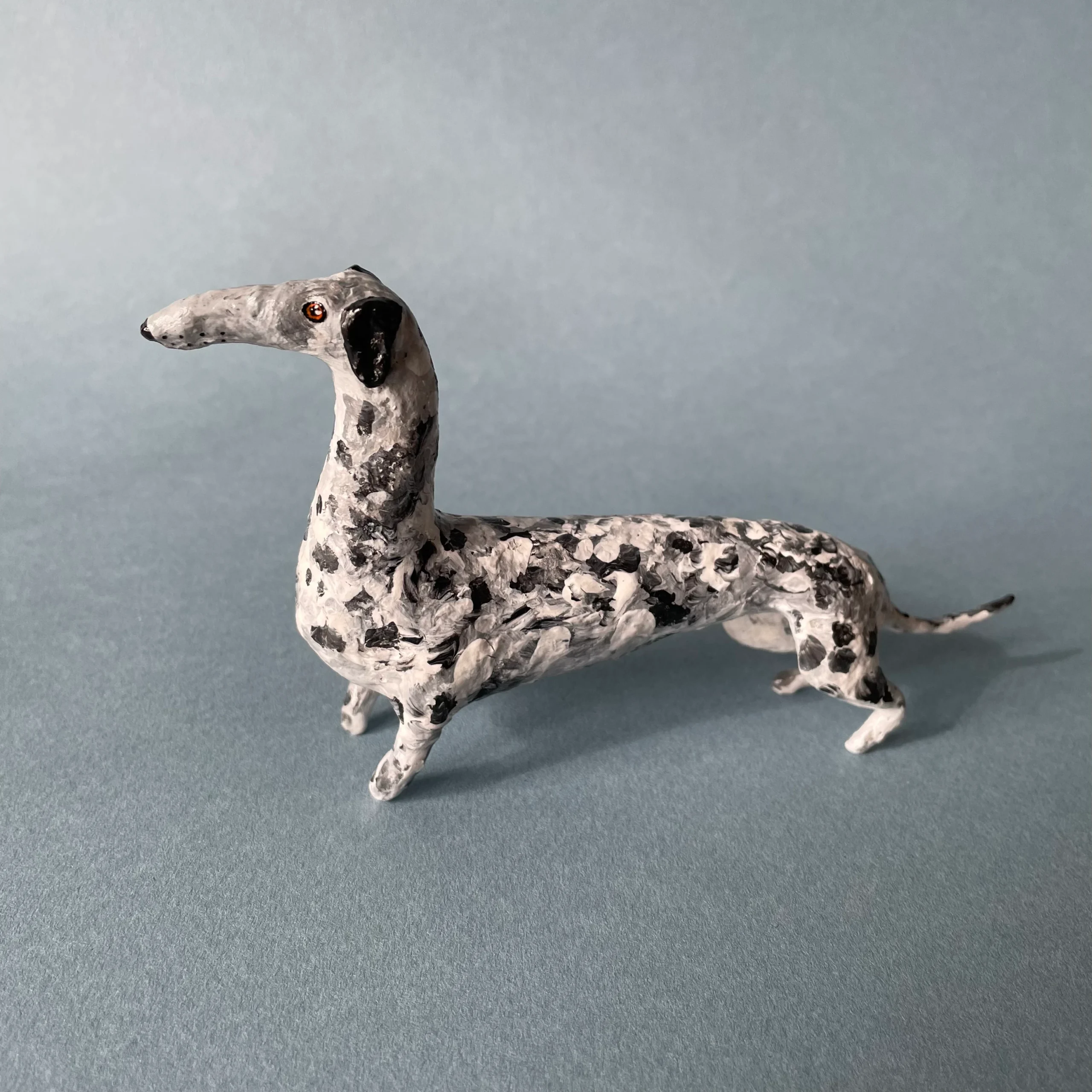 Dachshund handmade miniature figurine