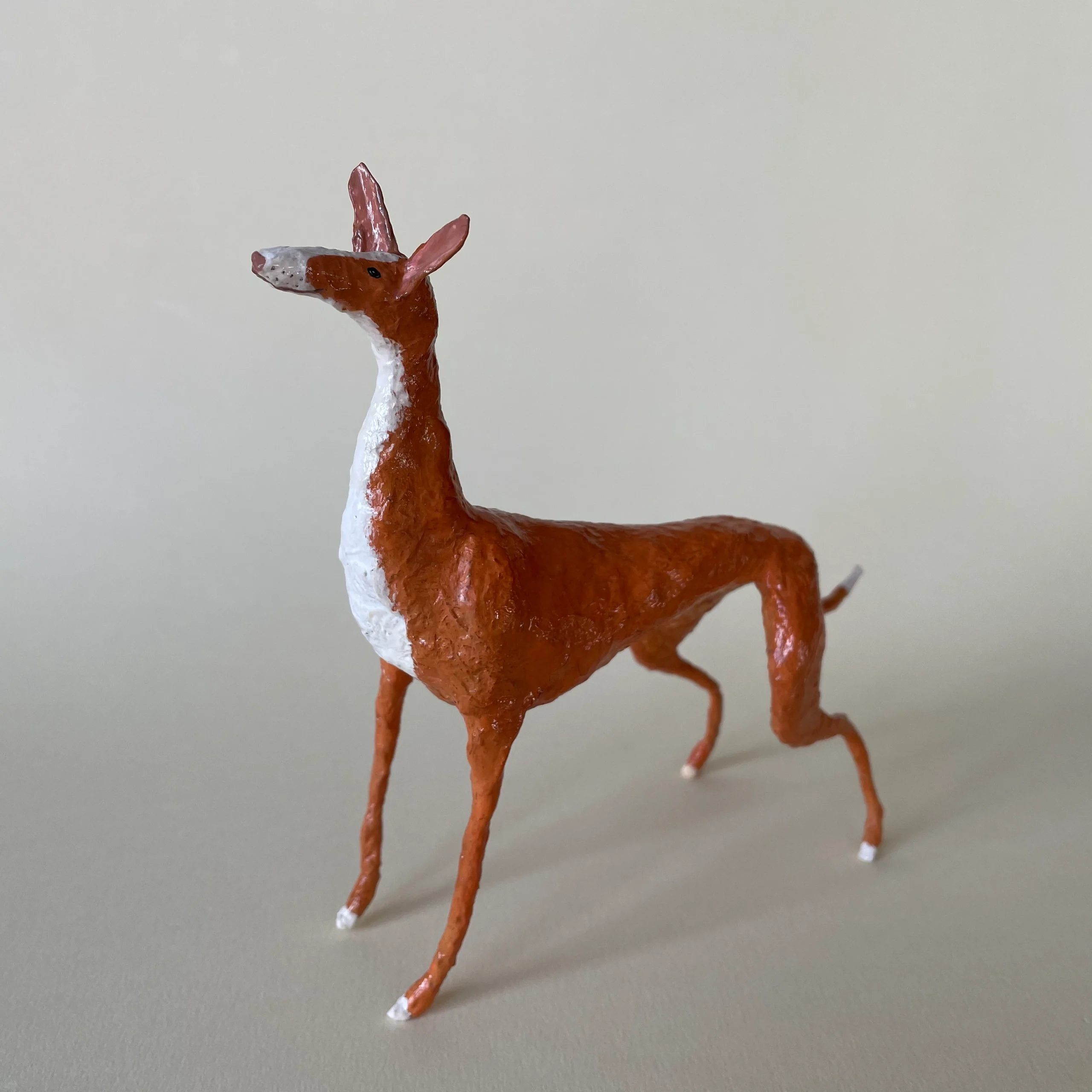 Podenco dog decorative handmade figurine