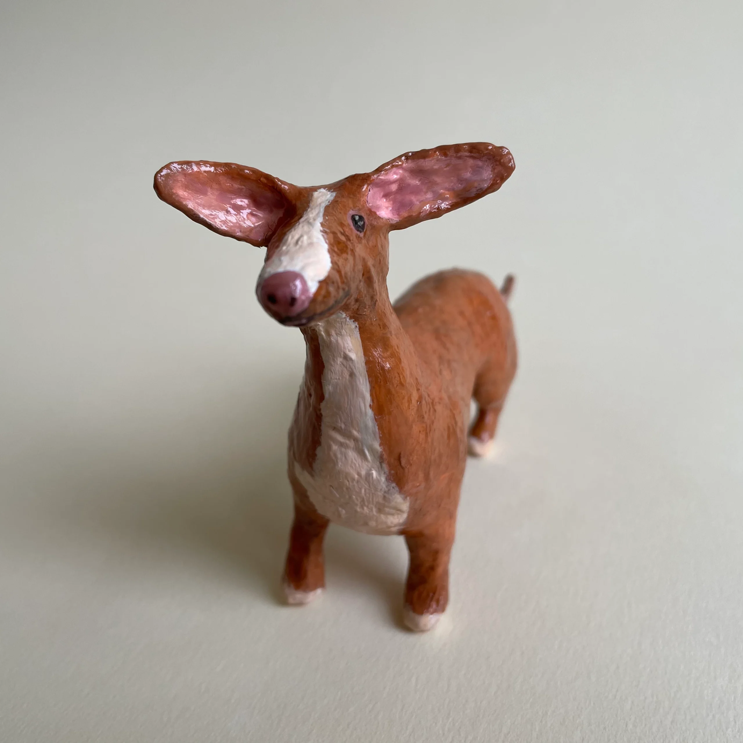 Podenco maneto handmade figurine