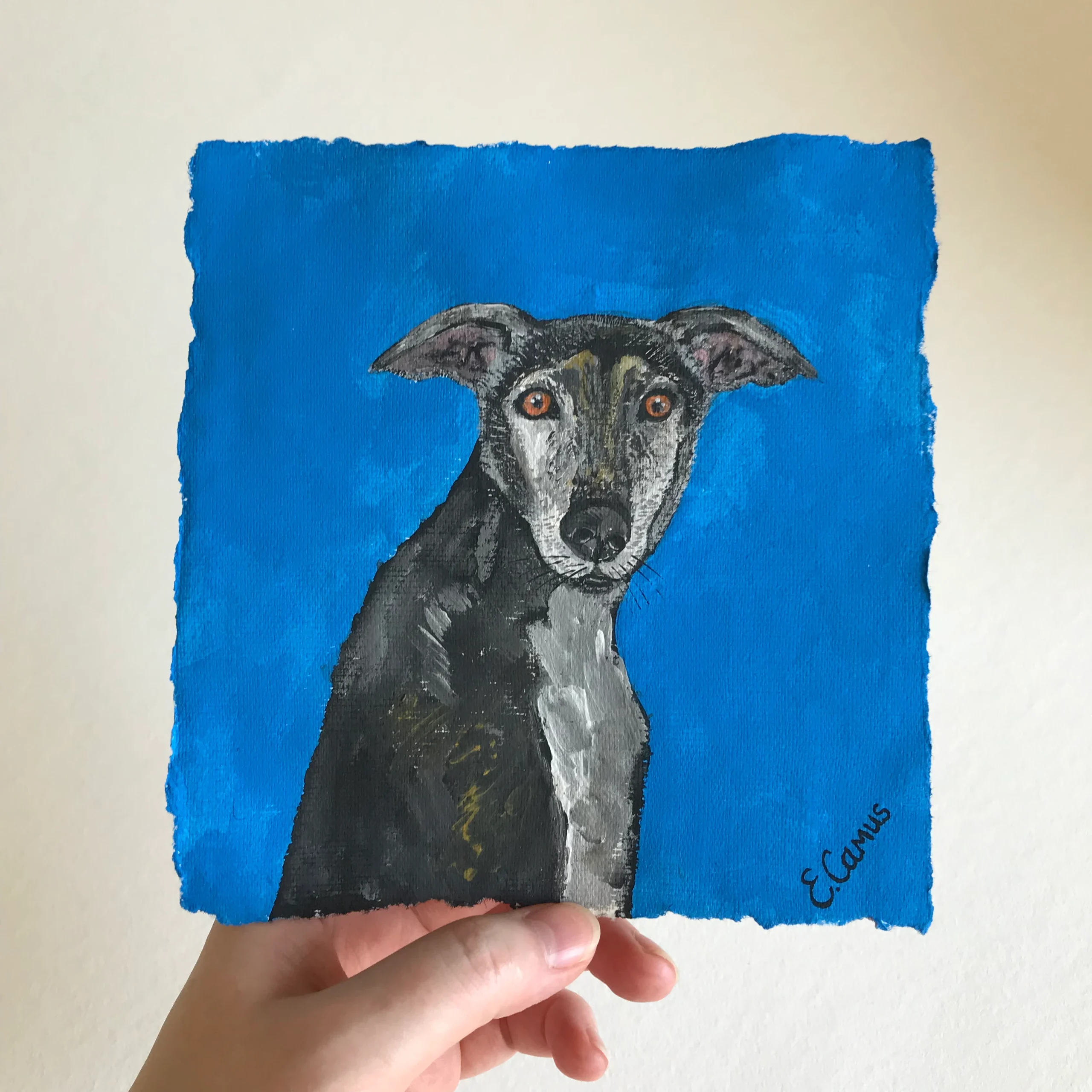 galgo original painting